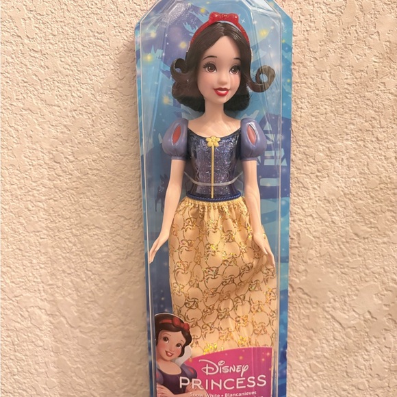 Disney Other - Disney Princess Snow White Doll in Blue and Yellow Gown